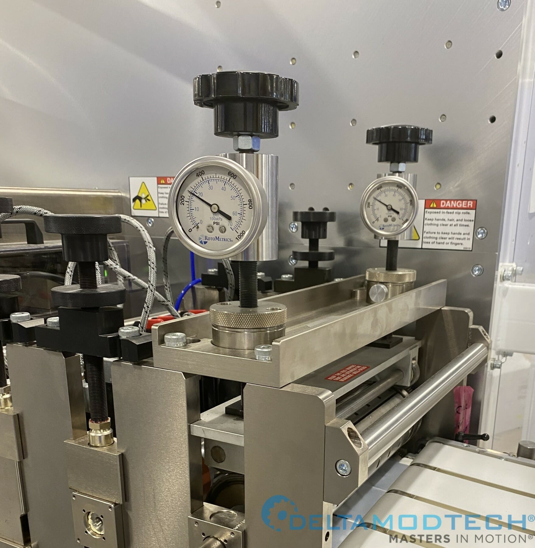 Die Roller Hydrajack Pressure adjustment