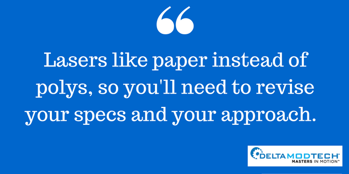 Lasers Like Paper