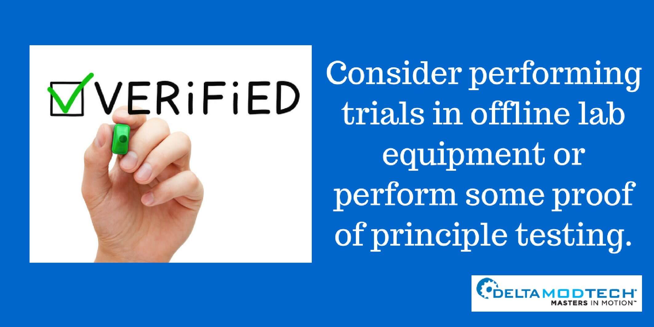Consider trials.