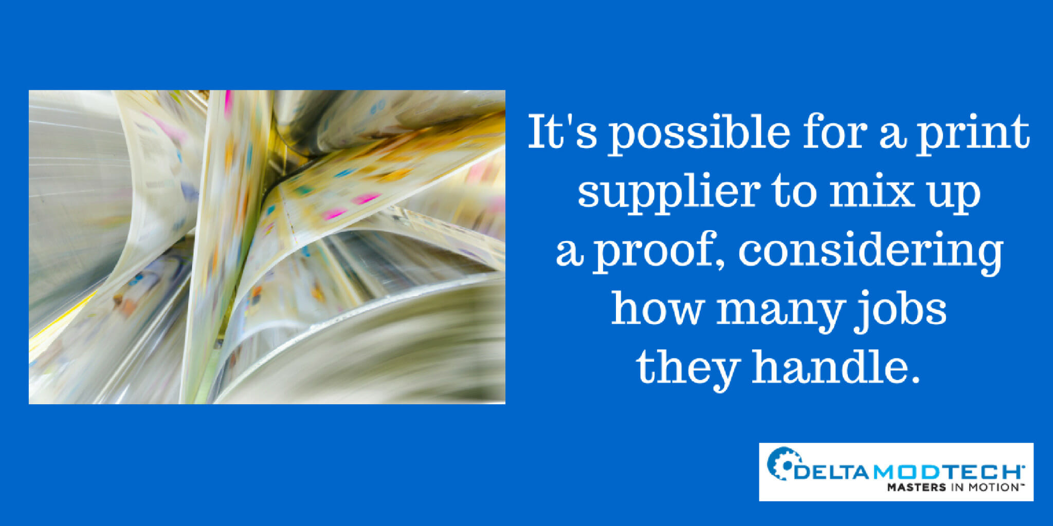 It's possible to mix up a proof.
