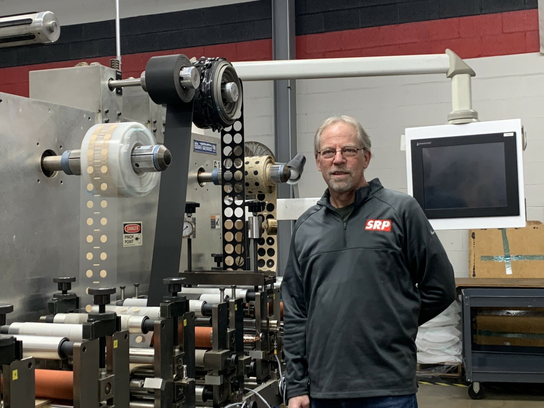 Bill Stift in front of a Delta ModTech Crusader