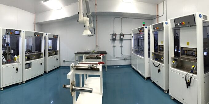Controlled dry room lab at the Battery Development Center, based at the Rochester Institute of Technology.