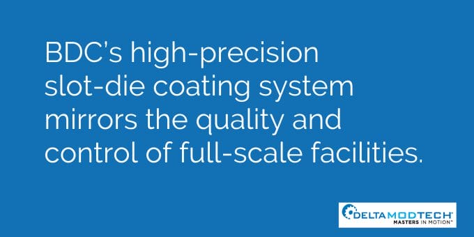 It mirrors full-scale facilities