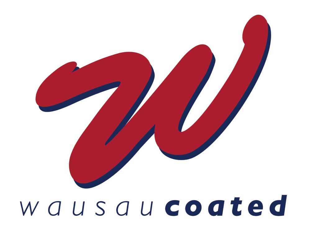 Wausau Coated logo with a large red "W" and text below.