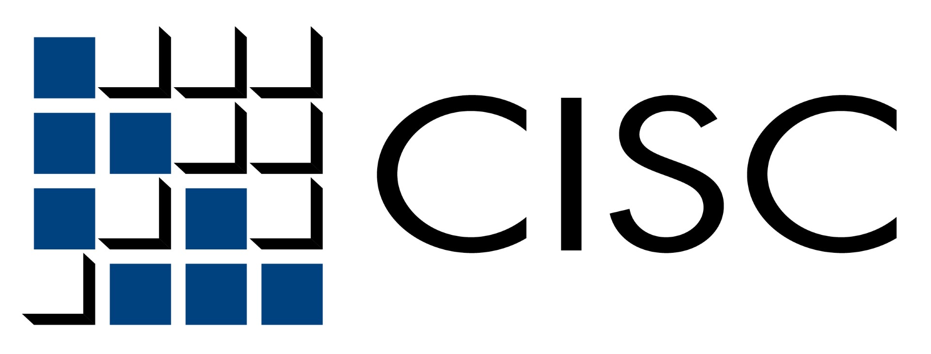 CISC logo with blue squares and black text.