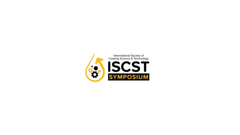 ISCST Symposium logo with a yellow droplet and gears.