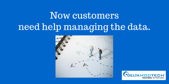 Customers need help managing data.
